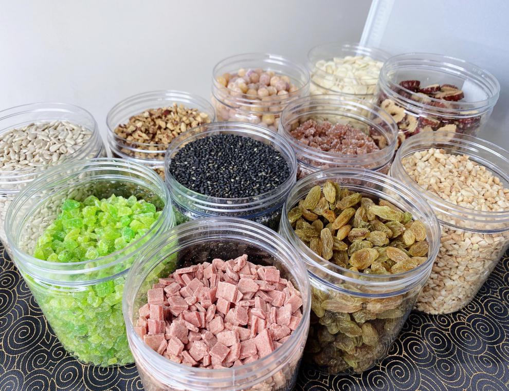 冰粉配料组合藕粉羹配料组合商用家用自制冰粉小料山楂花生碎葡萄