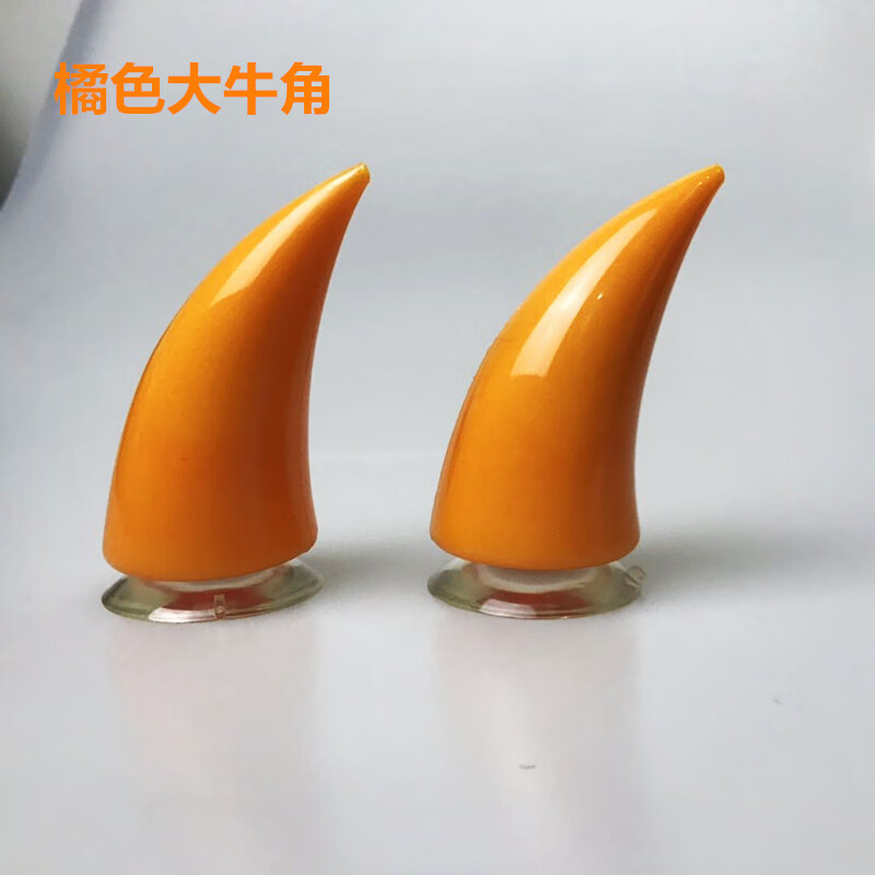 个性创意摩托电动车头盔装饰男女款吸盘恶魔牛角犄角装饰配件耳朵黑色