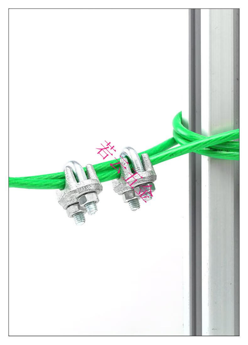 油丝绳卡扣 精选钢丝绳重型锁扣夹头卡扣卡头固定油丝绳紧固卡子卡紧