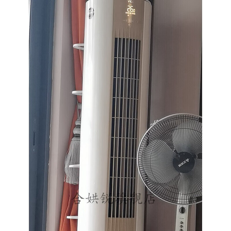 圆柱空调挡窗帘支架进风口窗帘支架柜机空调防吸窗帘圆形立式 格力