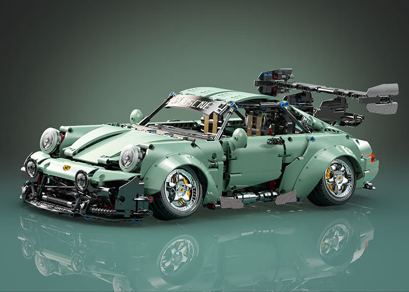 乐高lego兼容保时捷964低趴兰博基尼毒药跑车拼装积木模型男孩玩具