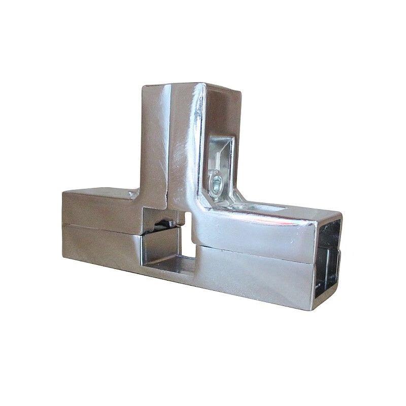 加厚不锈钢方管三通连接件2525方管接头货架展架紧固件方管配件15寸