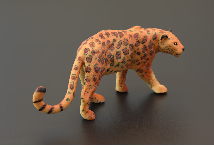 毅踏实心儿童仿真野生动物玩具模型猫科黑豹豹子美洲豹认知礼品礼物