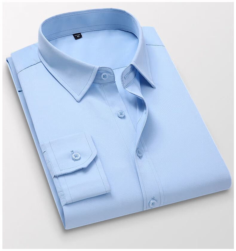 春秋季男士色长袖潮流帅气内搭薄衬衣打底衫男装上衣靓白色长s建议