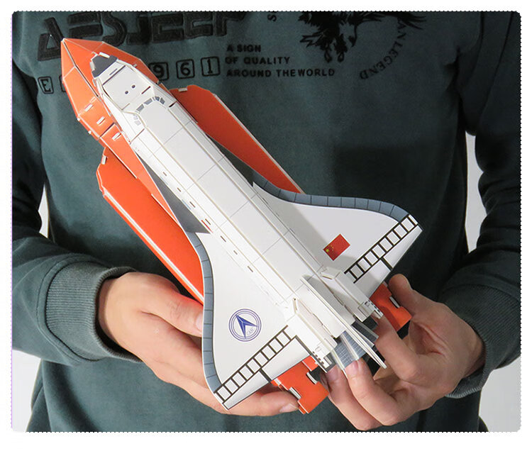 航天飞机火箭模型diy手工拼装3d立体拼图纸儿童男孩玩具太阳系b