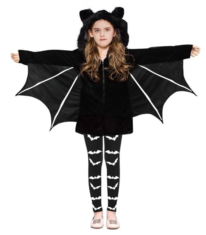 cosplay万圣节服装 2022万圣节服装蝙蝠披风斗篷猫女衣服派对cosplay