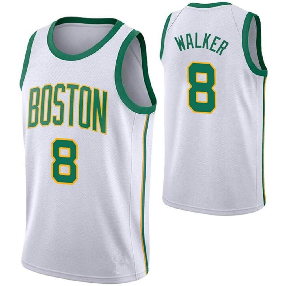 nba球衣 celtics 凯尔特人8号肯巴沃克 刺绣版 新款篮球服城市版 奖励