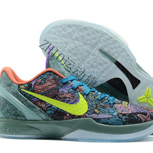 科比6代篮球鞋kobe6青蜂侠黑红全季后赛气垫实战耐磨运动鞋科比6代