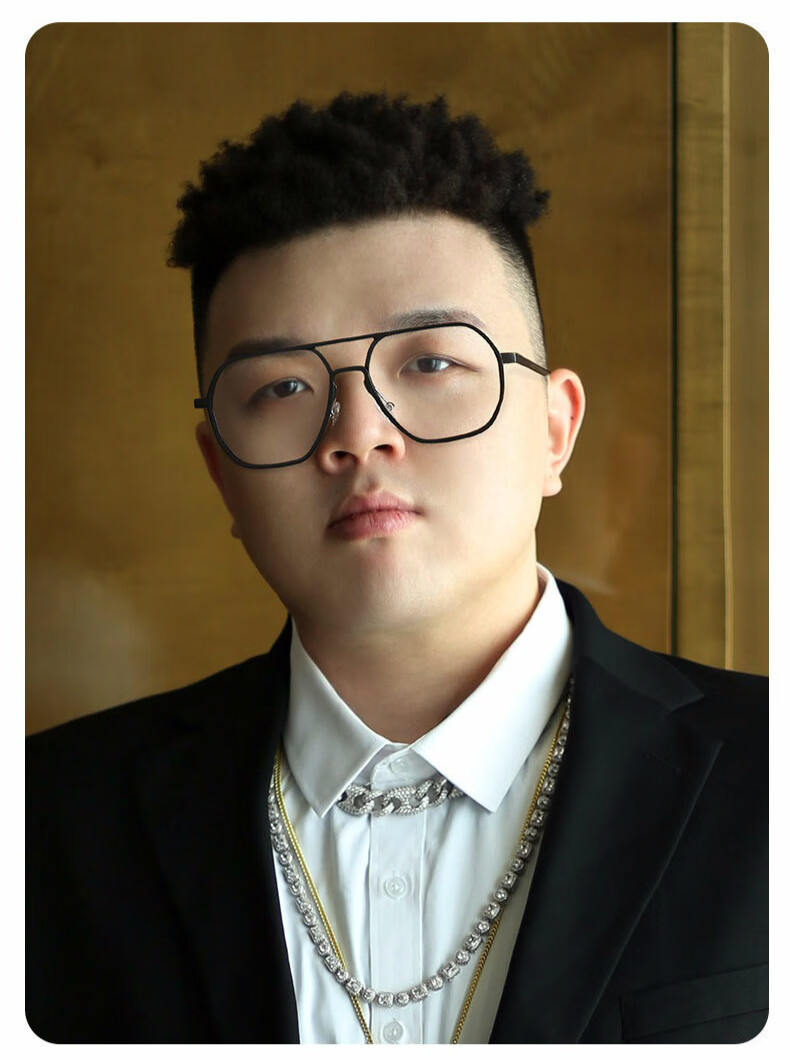 男士近视眼镜变色防蓝光眼睛潮可配成品100度大脸大框平光眼镜架枪色