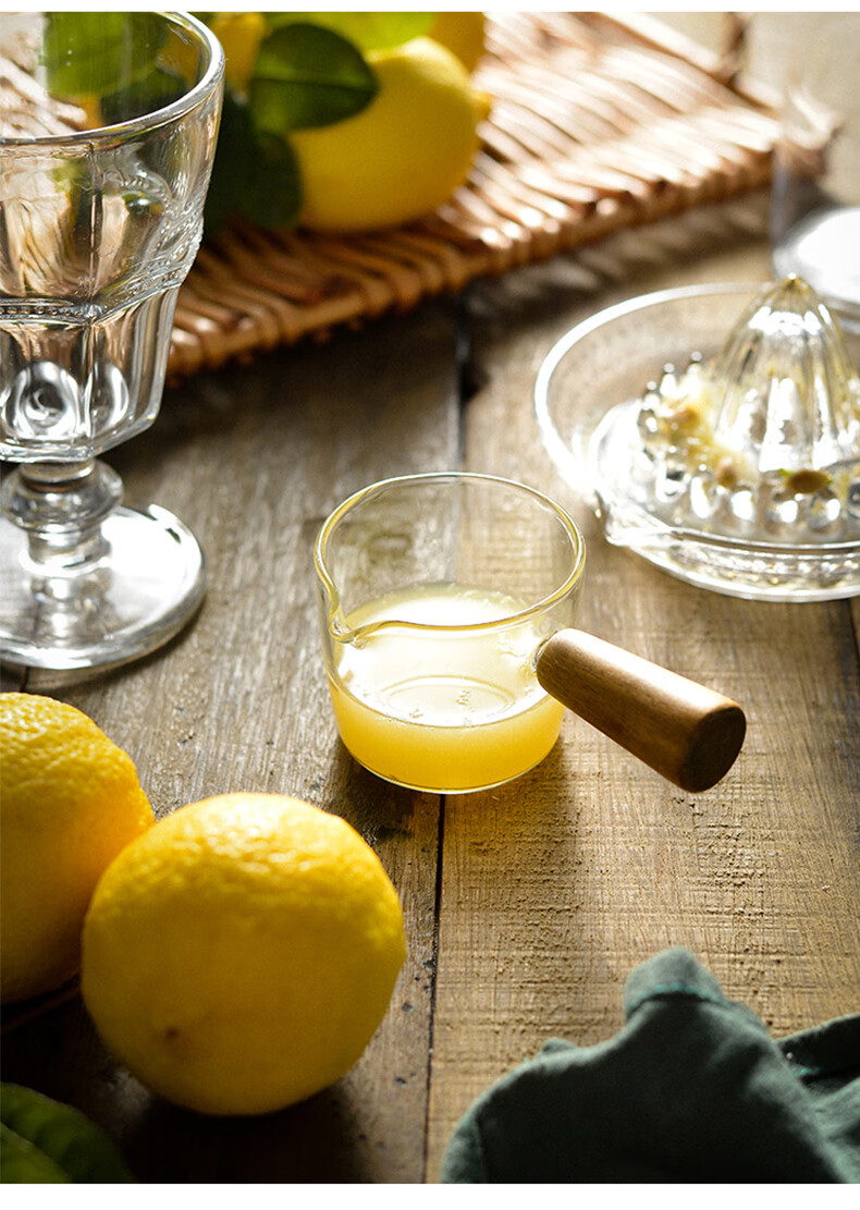 挤柠檬神器柠檬榨汁器玻璃手动榨汁机果汁工具橙汁压汁器机挤拧柠檬汁