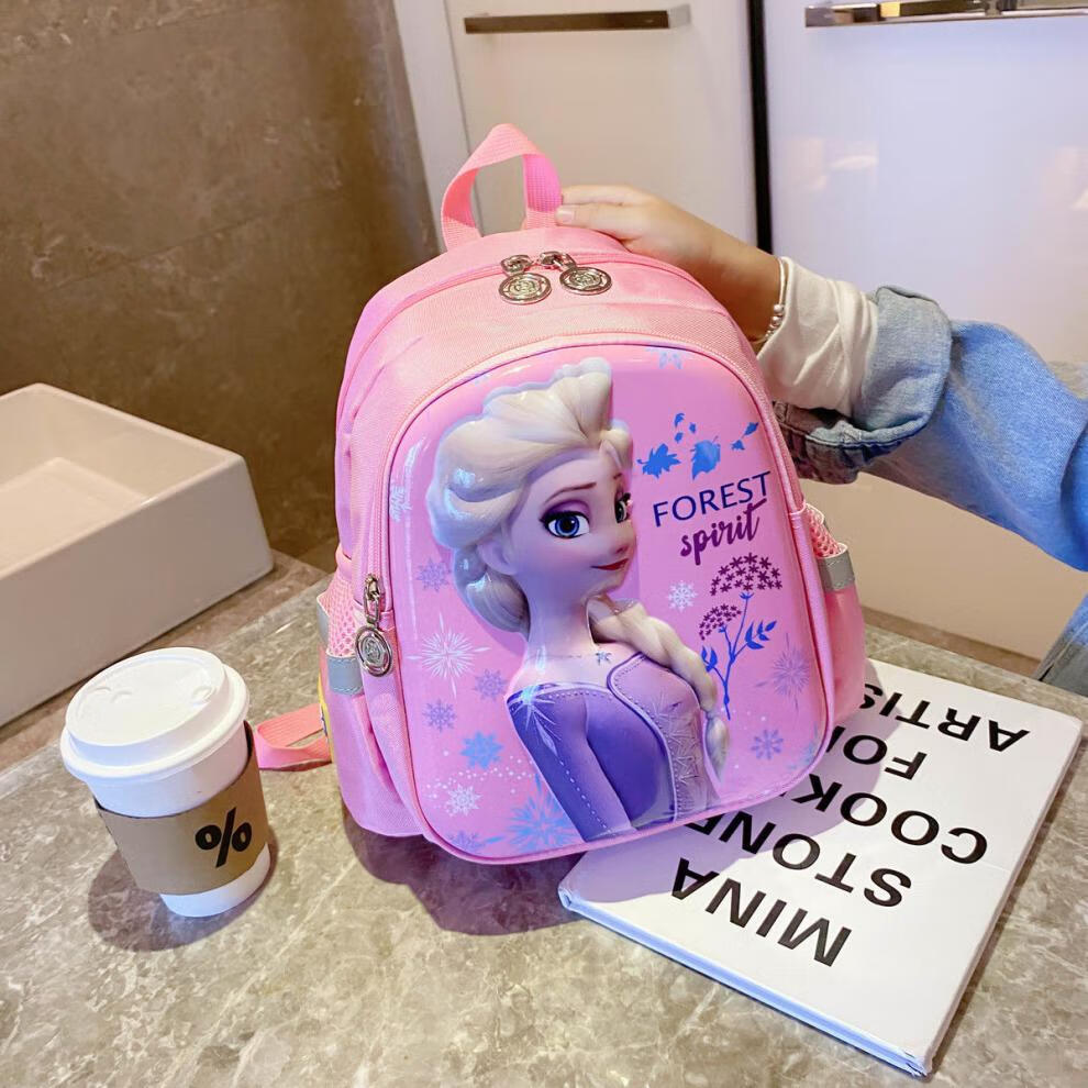 艾莎书包书包女可爱公主冰雪奇缘幼儿园小班爱莎背包中大班一二年级
