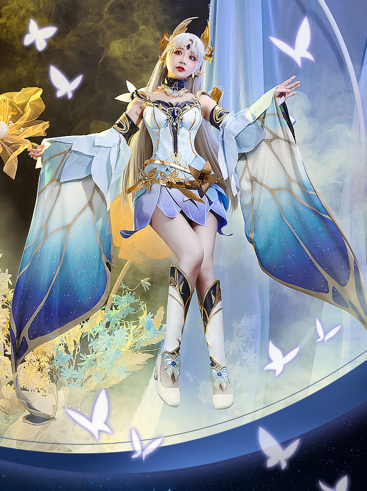 王者荣耀cos服貂蝉金色星元仲夏夜之梦套装cosplay女装 尾款( 过定金