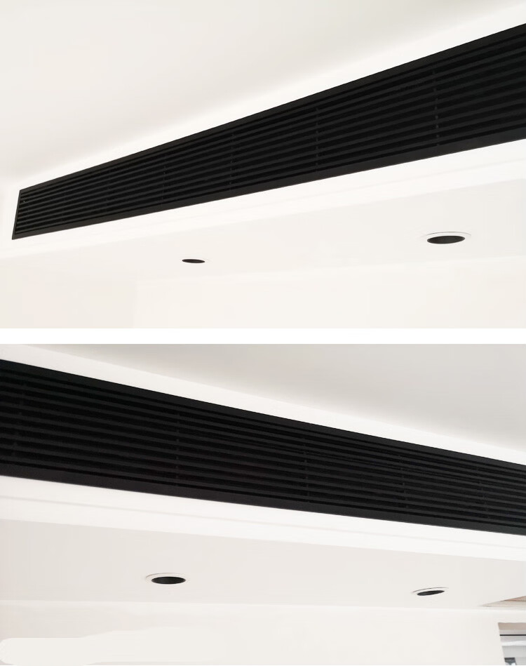 abs空调出风口零度单层线性条形风口无边窄边内嵌隐形铝合金定做 abs