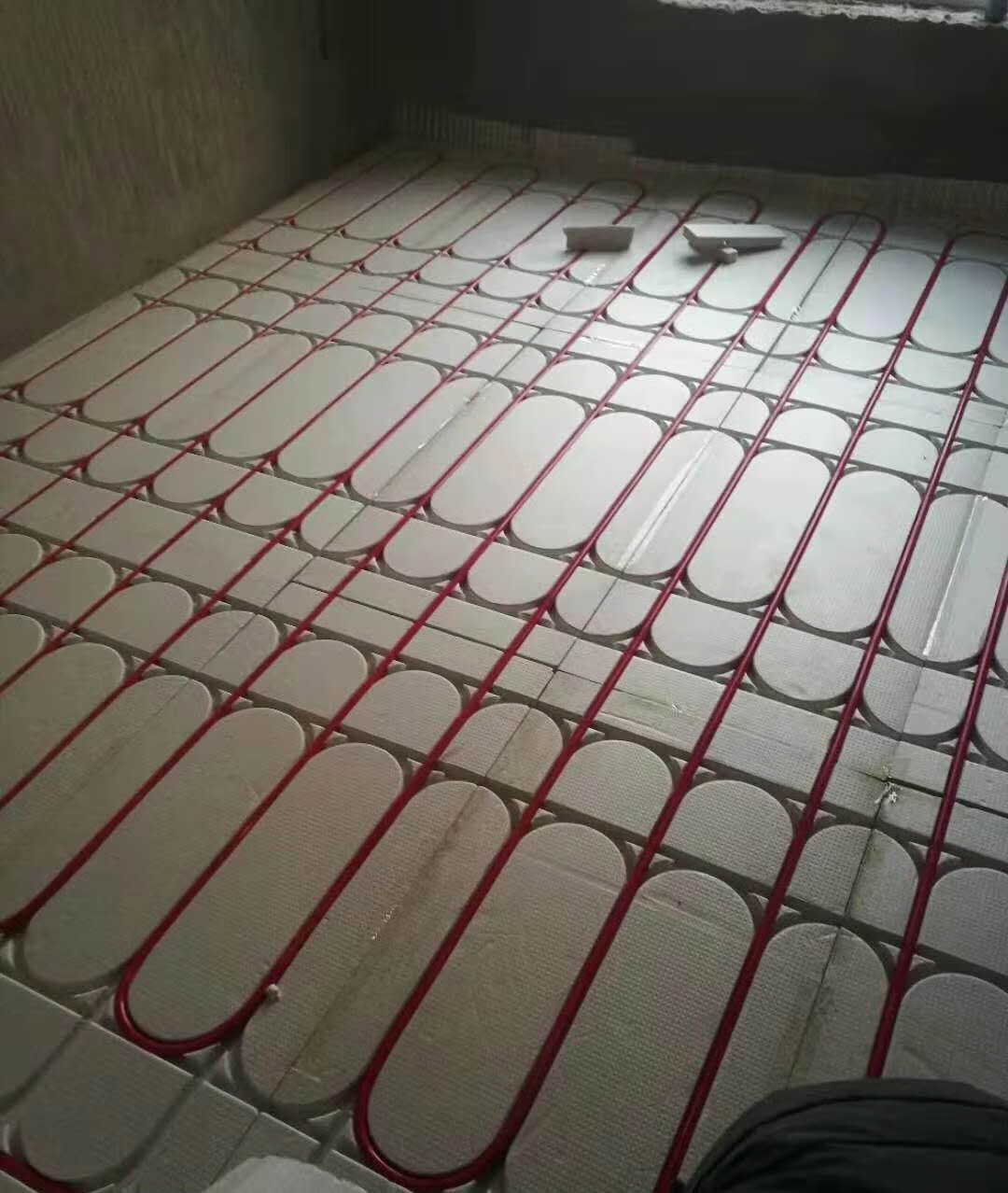 免回填地暖模块 水暖板炕 万向干式地暖全套家用设备地热模块免回填