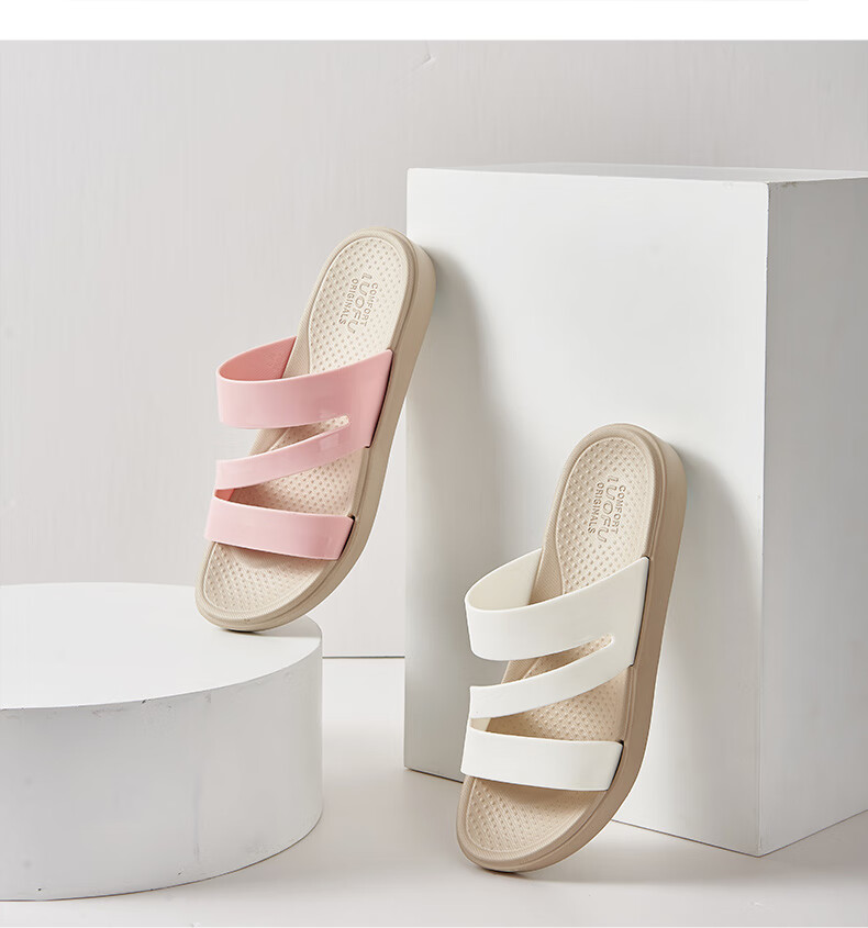 2022新款罗敷拖鞋luofu罗敷新款拖鞋女夏季厚底外穿防滑静音洗澡休闲