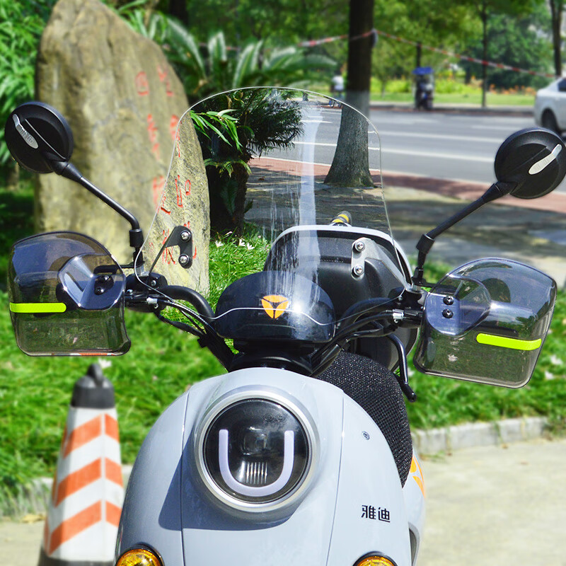 台铃电动车挡风板适用小龟王挡风玻璃爱玛雅迪新日小刀电瓶车挡雨35