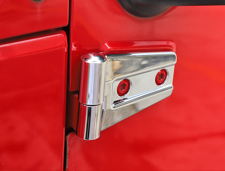 适用于07-17款牧马人车门合页专用于jeep牧马人jk改装件车身装饰贴