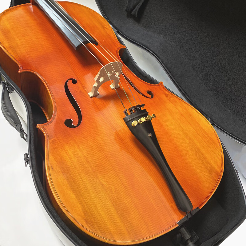 大提琴盒畅想乐器碳纤维斯式大提琴盒44防水抗压带轮轻便飞机托运碳灰