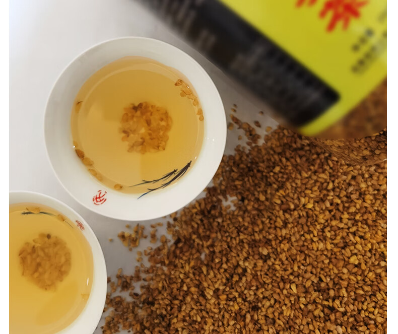 烛山黑苦荞茶陕西安康特产瓶装250500g黑苦荞500克