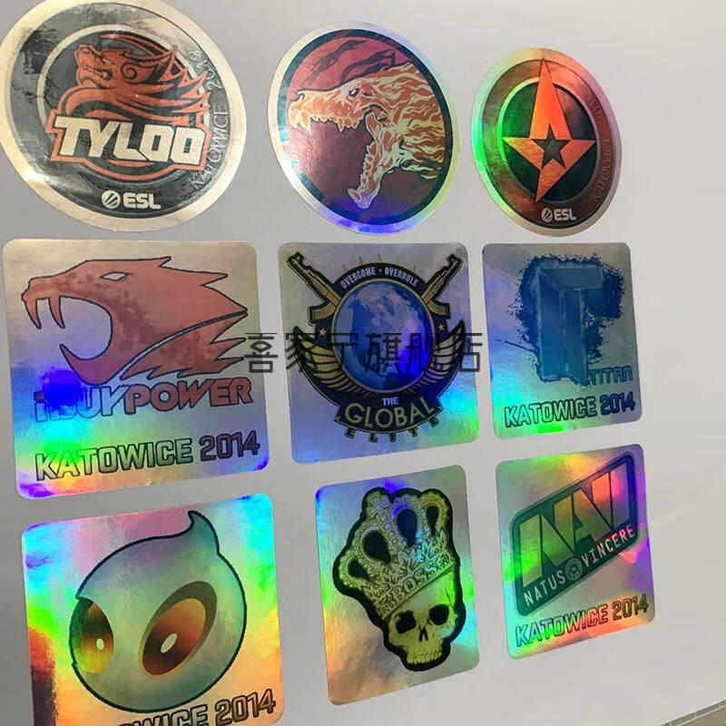csgo天禄贴纸周边全息镭射贴纸印花游戏实物ibptitannavityloo天禄