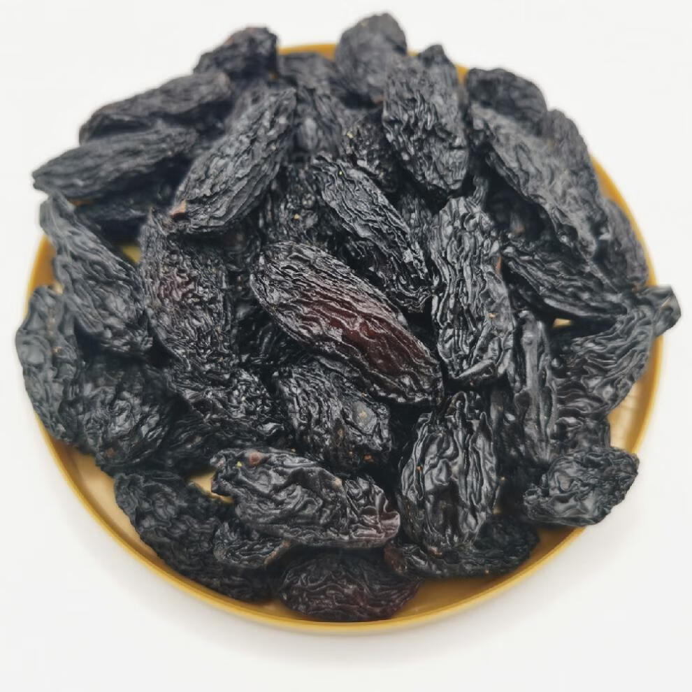 吐鲁番黑美人葡萄干特级新疆特产美食黑色果干500g装黑玫瑰 黑美人
