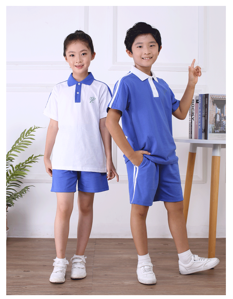 阅诗深圳小学生速干校服男女夏季运动服统一校服短袖套装上衣短裤恤
