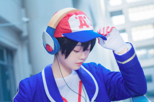 限时秒杀cos服现货王者荣耀鲁班七号电玩小子耳机帽子cosplay服装生日
