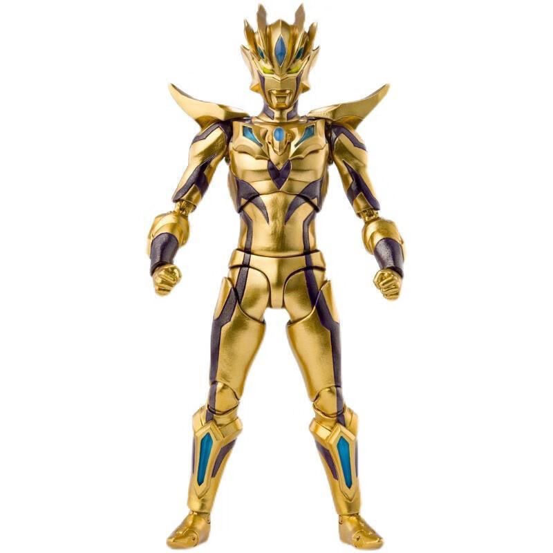 万代shf魂限定奥特银河格斗赛罗奥特曼黄金闪耀无限形态现货给小孩