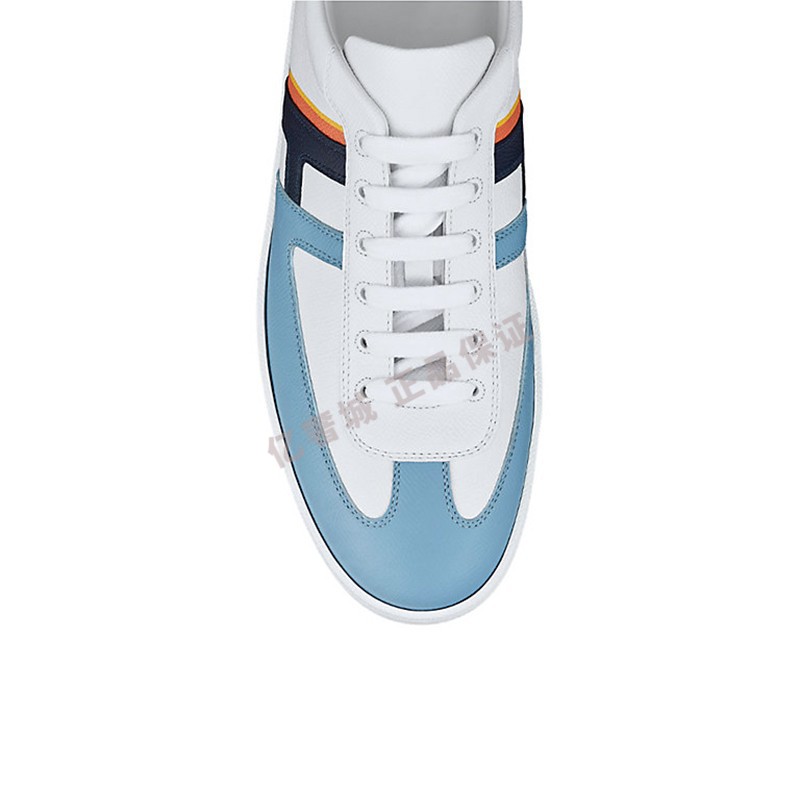 【鉴定后发】hermes爱马仕男士boomerang运动鞋小牛皮极简风运动鞋网