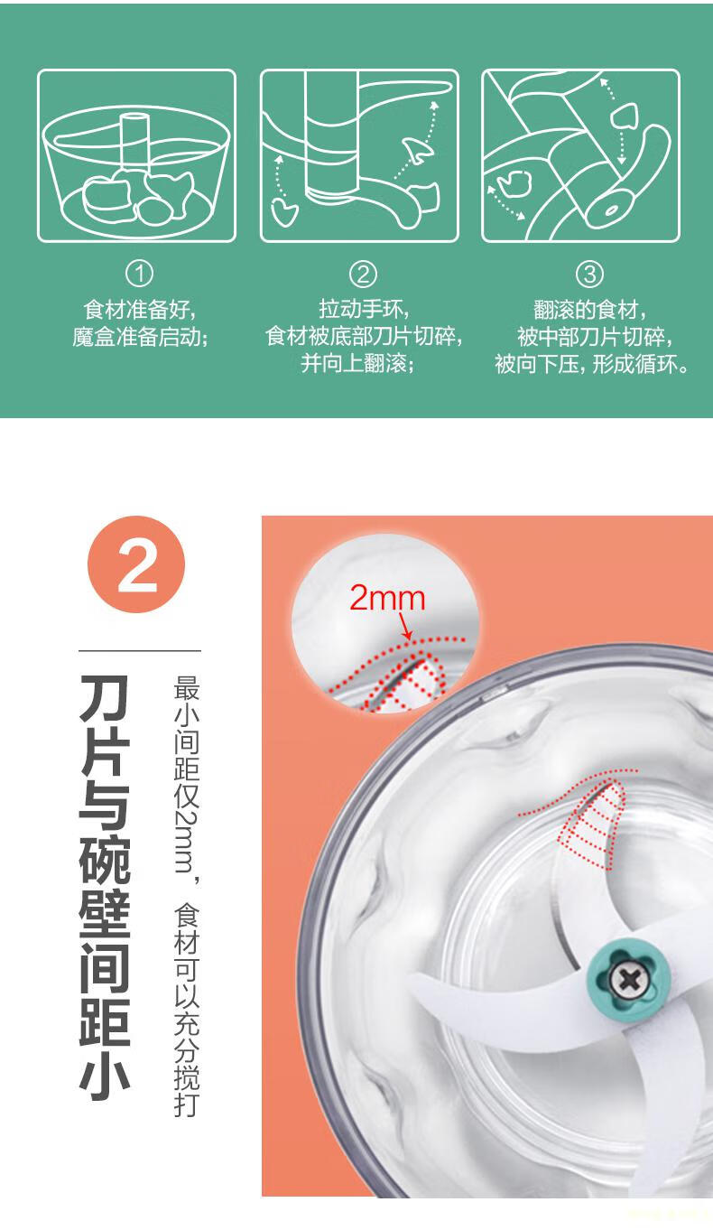 小熊拉蒜器 小熊蒜泥神器捣蒜器拉蒜器捣蒜泥压蒜搅蒜器蒜蓉搅碎器