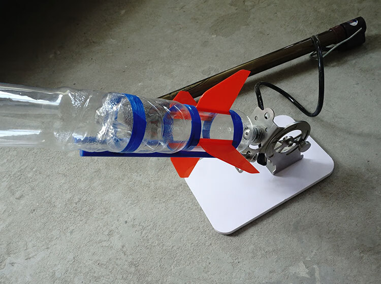 水火箭全套制作材料青少年科学竞赛水动力火箭头椎尾翼发射器套装1燕