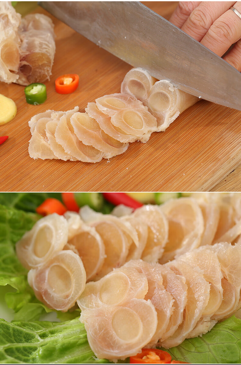 春光岛牛蹄筋1斤 新鲜牛杂 熟牛筋 清水煮熟无皮无肉现煮现卖【图片