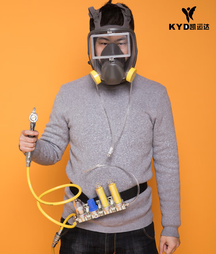 定制适用于供气式防毒面具全面罩喷漆专用防尘化工化学喷塑喷砂打磨