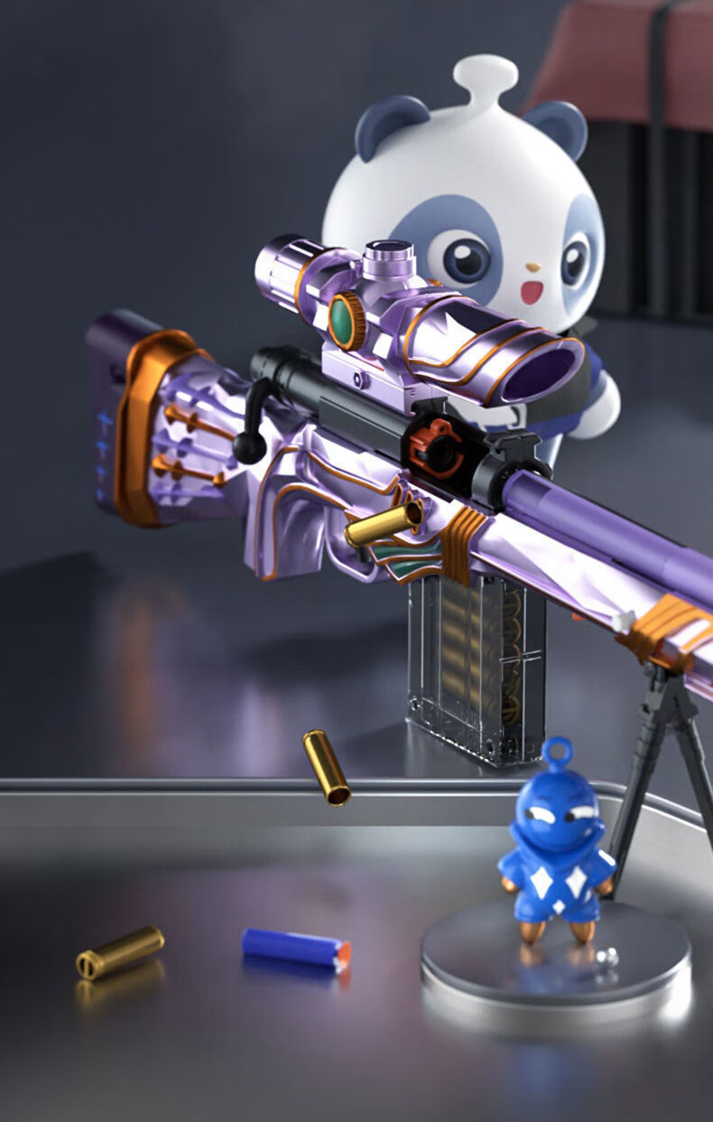 抛壳m24星之信仰awm枪98k吃鸡枪儿童玩具男孩7软弹枪10岁20发软弹自动