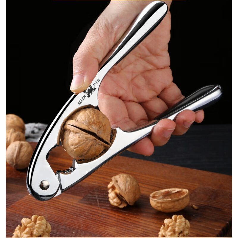 加厚山核桃夹子家用多功能剥核桃工具开坚果壳小榛子钳