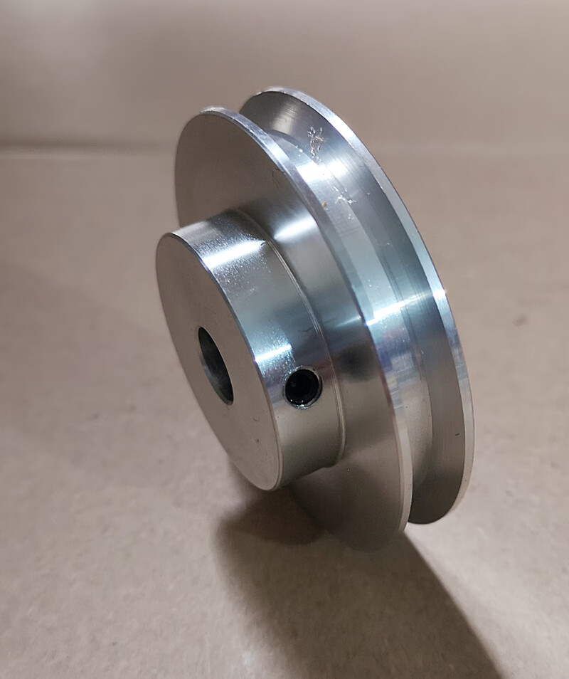 铝合金单槽皮带轮主轴电机皮带轮模型传动轮小皮带轮外径16皮带盘