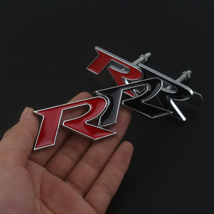 新思域车贴rr金属飞度汽车个性中网标无限mugen改装cxr-v尾车标