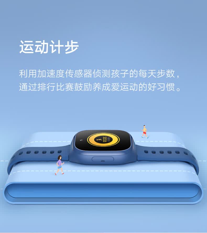 小米(mi)小米米兔儿童电话手表u1通4g北斗gps卫星定位智能视频通话多