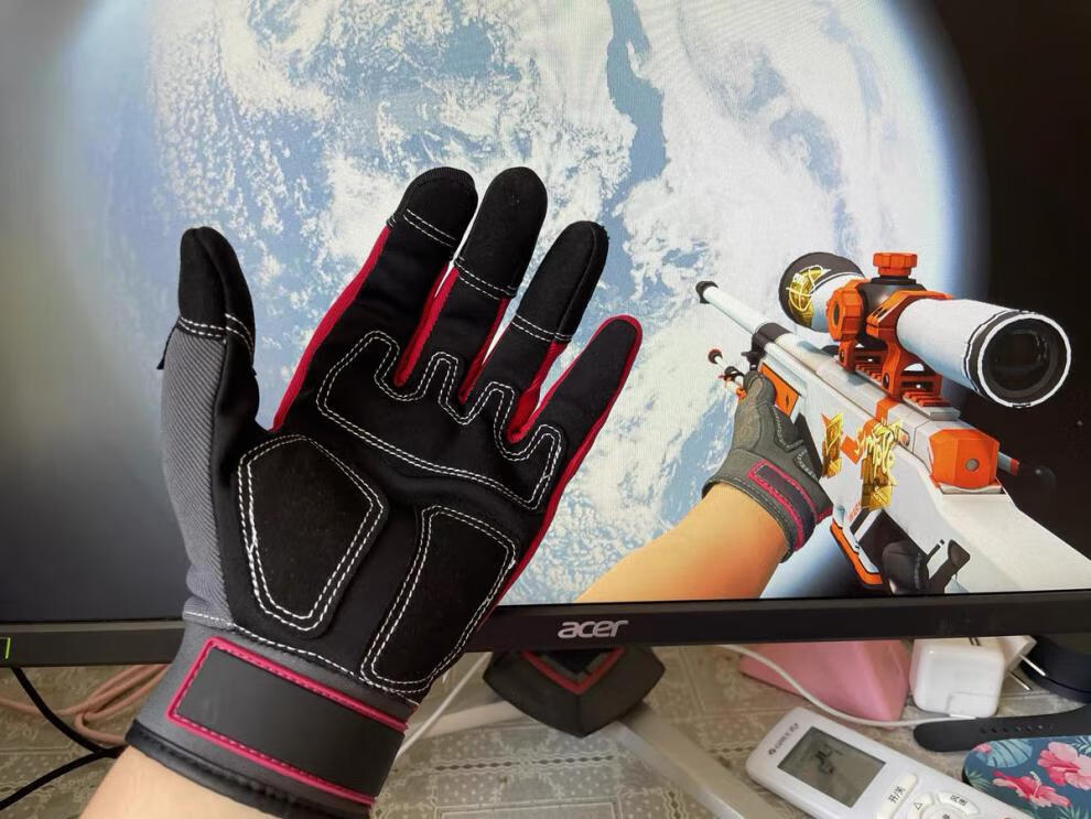 csgo游戏实物周边手套潘多拉之盒贴纸刀皮肤模型cosplay翠绿之网加绒