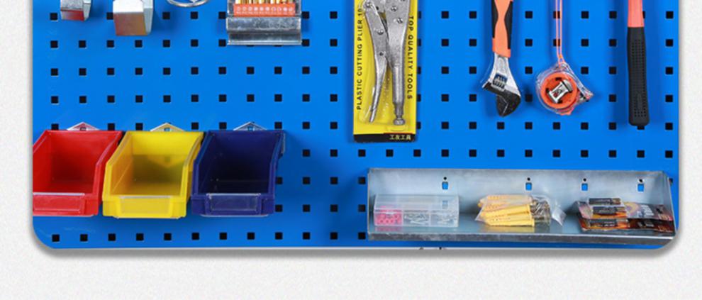 工具墙挂板 洞洞板置物架收纳墙方孔金属壁挂式五金汽修美容烘焙挂板