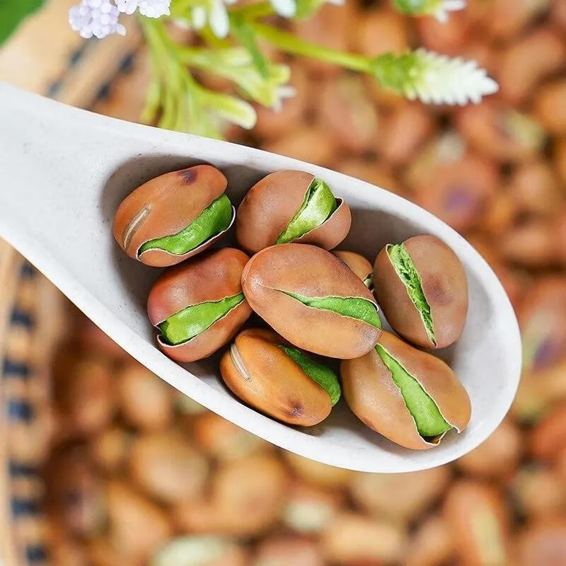 21年新货保山绿心蚕豆云南特产香酥蚕豆零食炒货原味绿芯蚕豆保山绿心