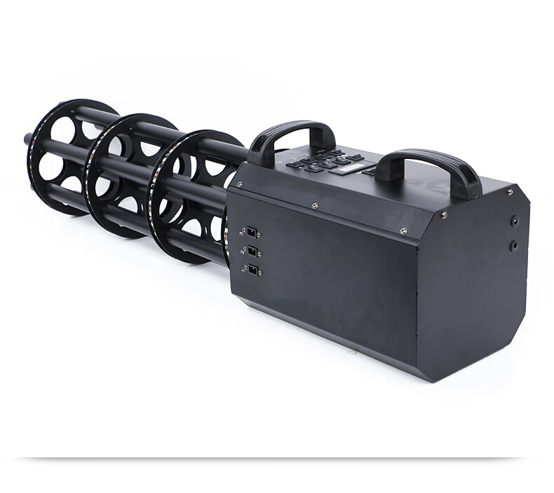 网红酒吧加特林电子礼炮气氛道具手持礼炮礼炮弹礼宾花六发加特林一把