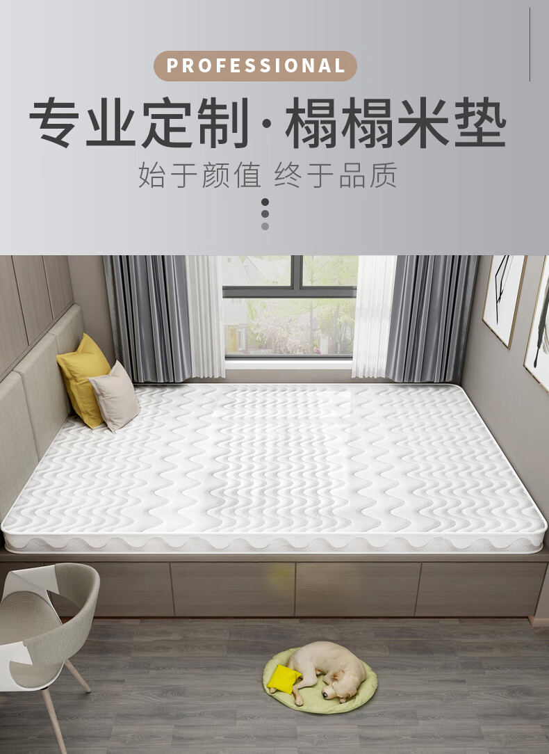能见度 榻榻米床垫子定做椰棕家用塌塌米床垫订做踏踏米炕垫定制尺寸折叠 【定制专拍】每平方价格【联系客服·享底价】
