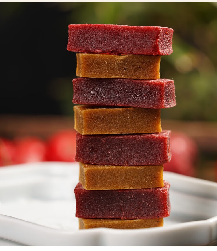 古瀛堂手工麦芽一块山楂干桑葚山楂块零食小包装零食 原味山楂块2盒