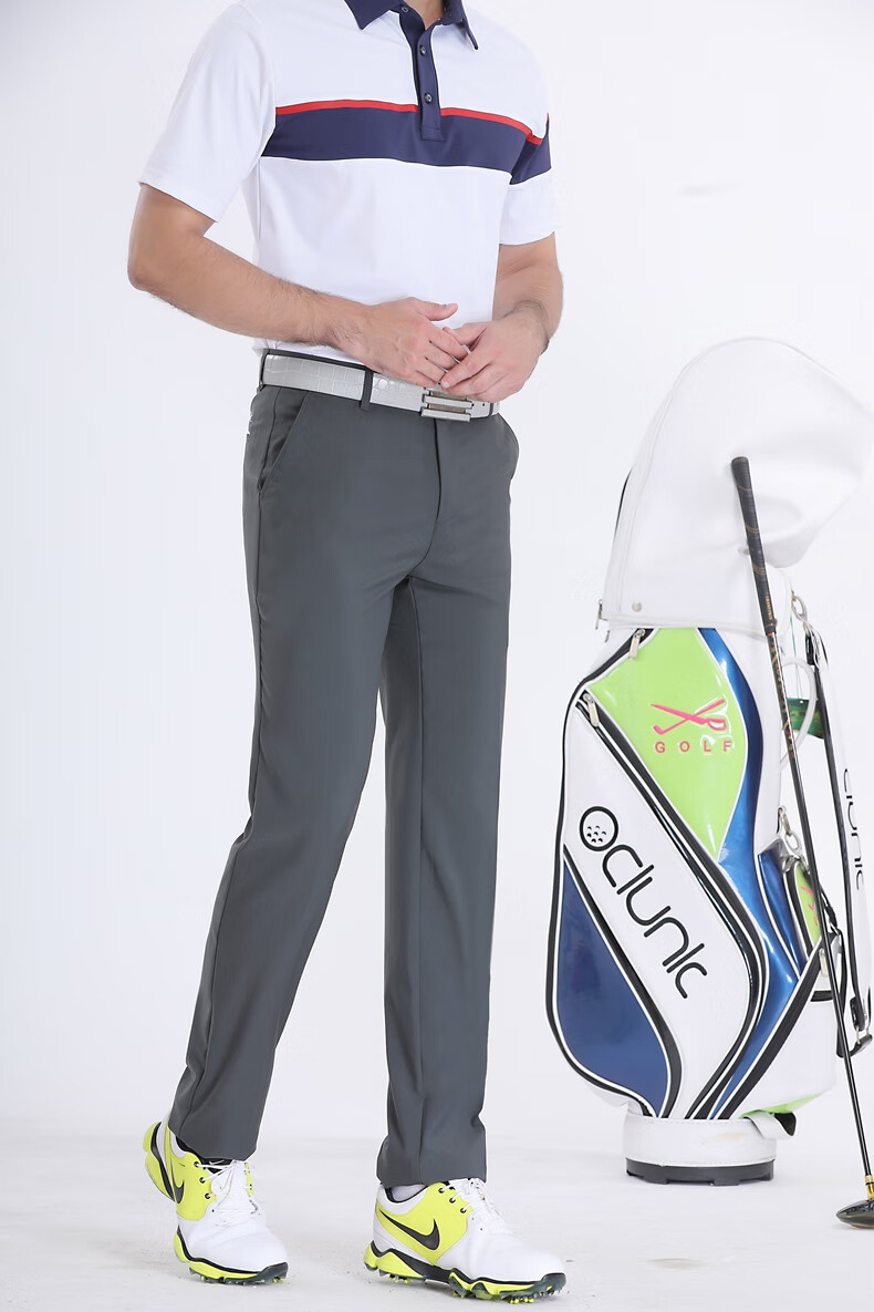 春夏新款高尔夫球裤男长裤春夏新款裤子时尚golf运动裤速干修身防透