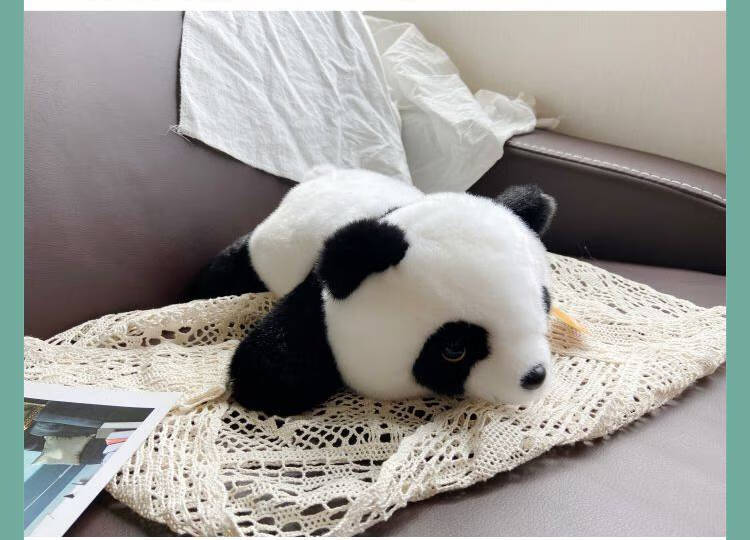 天才小熊猫 成都机场纪念品趴趴毛绒熊猫公仔基地玩具抱枕玩偶宝宝