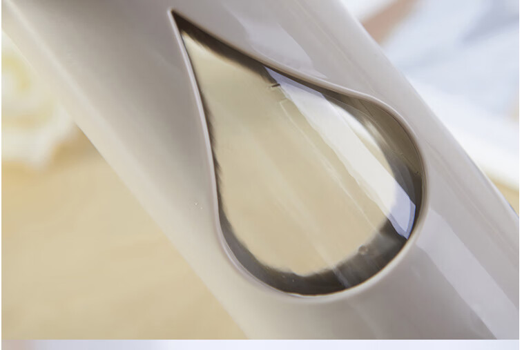 420ml米白【橡胶提绳玻璃杯】747