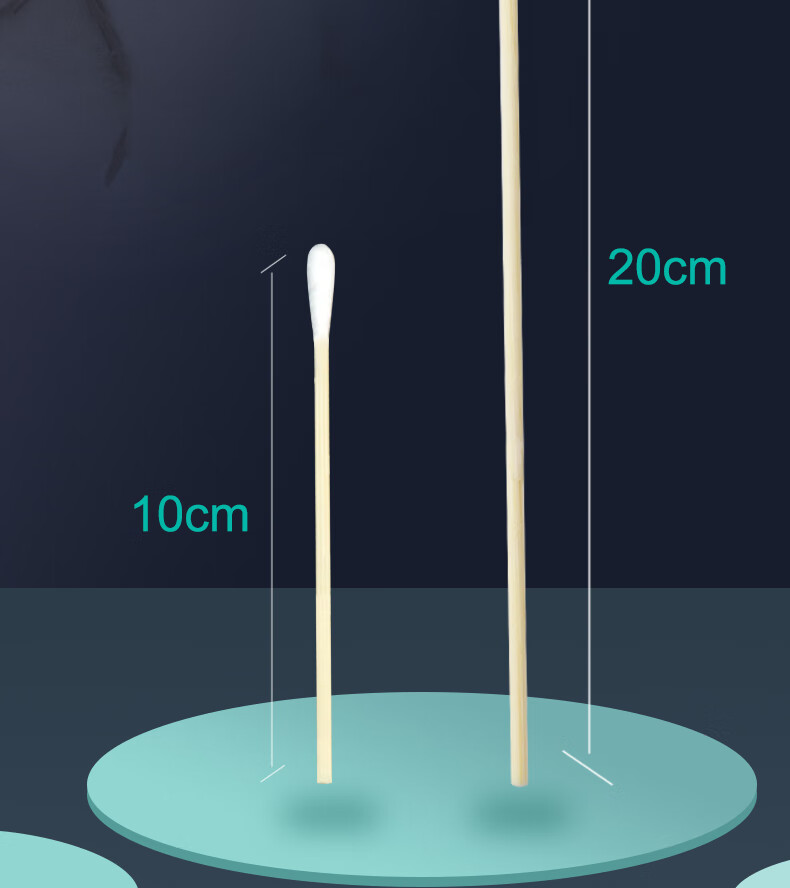 医用大头棉签医药妇科一次性特大号产妇加长杆20cm超大棉花棒20cm棉签