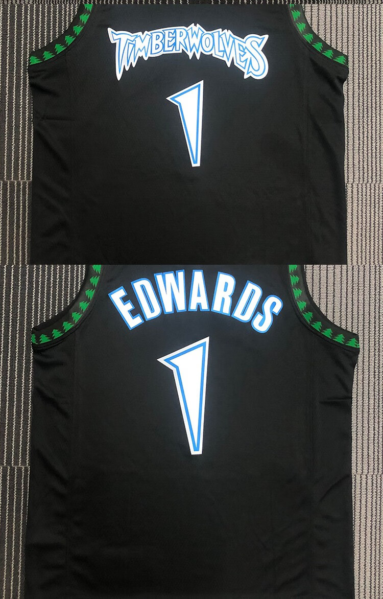 滕讯体育nba旗舰 森林狼队32号唐斯球衣球裤套装城市版1爱德华兹0