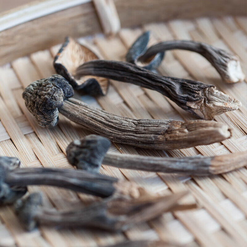 黑皮鸡枞菌干货干鸡纵菌鸡棕菌云南产煲汤蘑菇菌菇250g 菇250g【图片